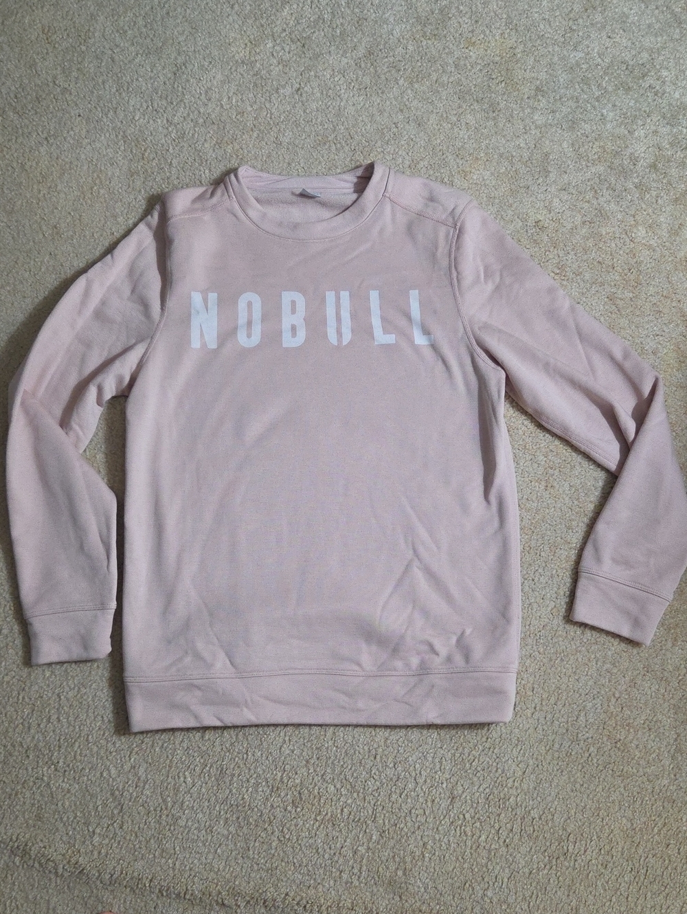 NOBULL Light Pink Crewneck Sweatshirt